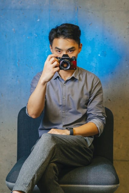 Tony from Perfocal points a camera at the camera man