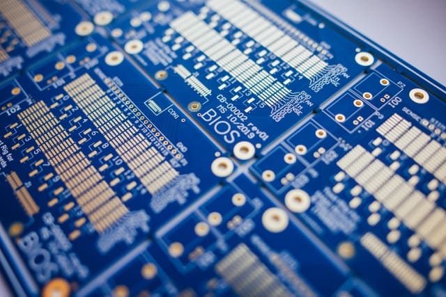 a close up photograph of a bios chip