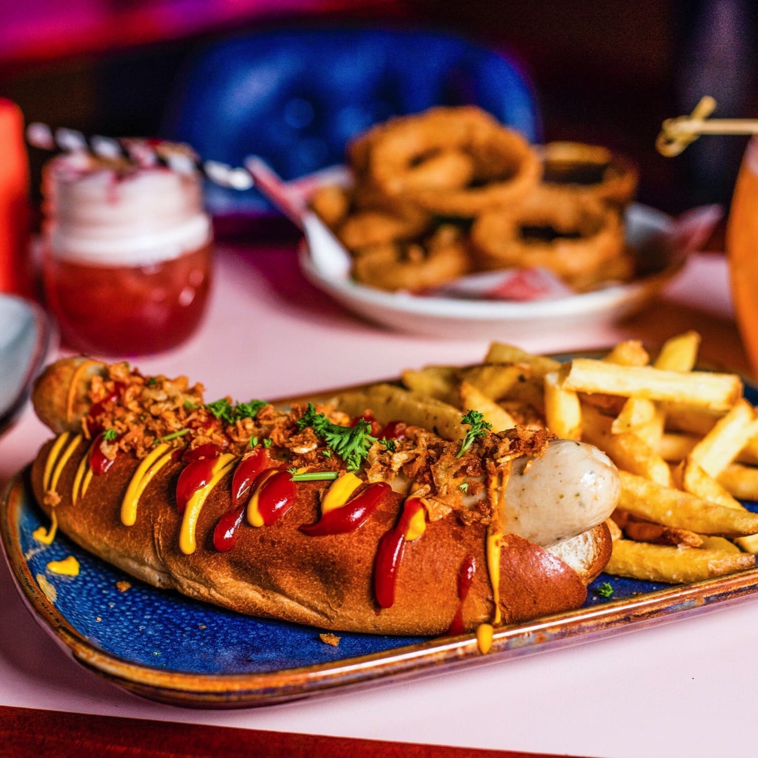 hot dog food photography